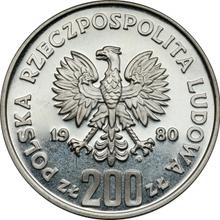 200 Zlotych 1980 MW   "Bolesław I der Tapfere" (Probe)