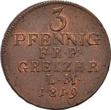 3 Pfennig 1819   