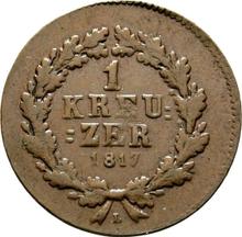 1 крейцер 1817   L