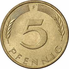 5 Pfennig 1972 F  