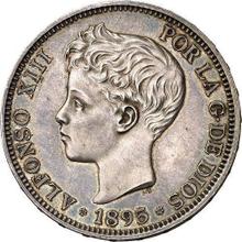 5 Pesetas 1895  PGV 