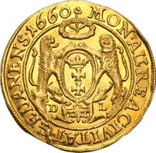 Ducat 1660  DL  "Danzig"