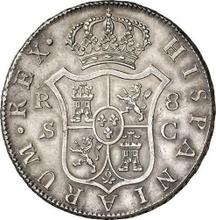 8 Reales 1791 S C 