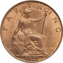 1 Farthing 1922   