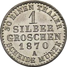 Silber Groschen 1870 A  