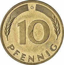 10 Pfennig 1985 G  