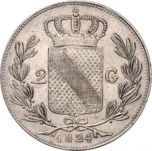 2 Gulden 1824   