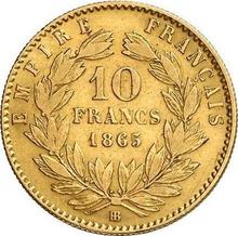 10 Francs 1865 BB  