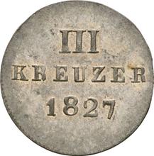 3 Kreuzer 1827   