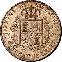 25 Céntimos de real 1864   