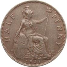Halfpenny 1928   