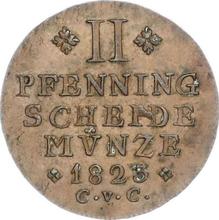 2 Pfennig 1823  CvC 
