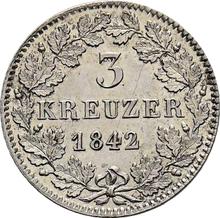 3 Kreuzer 1842   