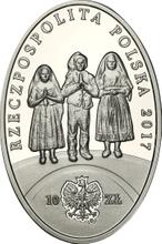 10 Zlotych 2017 MW   "100th Anniversary of the Apparitions of Fatima"