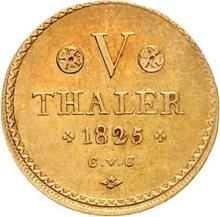 5 Thaler 1825  CvC 