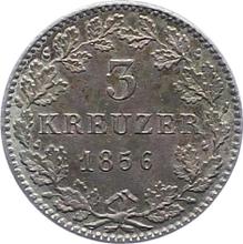3 Kreuzer 1856   