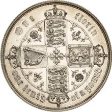 Florin 1853   WW "Gothic"