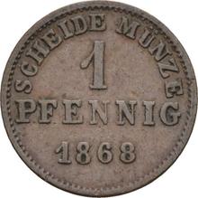 1 Pfennig 1868   