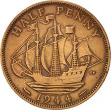 1/2 Penny 1944   HP