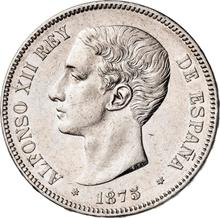 5 Pesetas 1875  DEM 