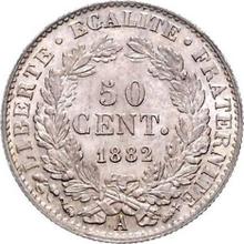 50 Centimes 1882 A  