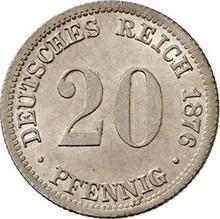 20 Pfennig 1876 J  