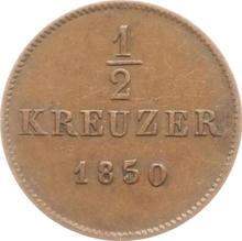 Medio kreuzer 1850   