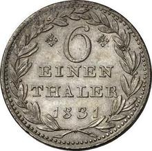 1/6 Thaler 1831   
