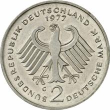2 Mark 1977 G   "Theodor Heuss"