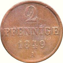 2 Pfennig 1849 A  