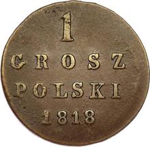 1 Groschen 1818  IB  "Langer Schwanz"