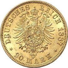 20 Mark 1887 A   "Prussia"