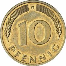 10 Pfennig 1991 G  