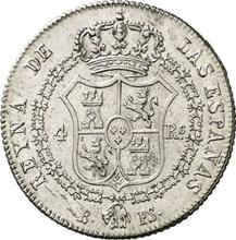 4 Reales 1838 B PS 