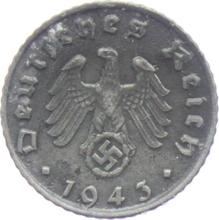 5 Reichspfennig 1943 G  