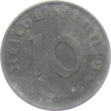 10 Reichspfennig 1944 D  