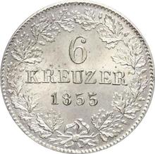 6 Kreuzer 1855   