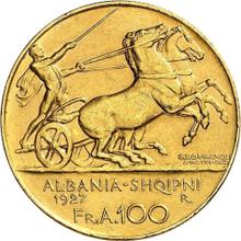 100 Franga Ari 1927 R  