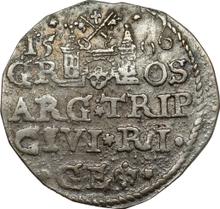 3 Groszy (Trojak) 1586 (1566)    "Riga"
