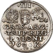 3 Gröscher 1600  K  "Krakau Münzstätte"
