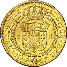 8 Escudos 1786 P SF 