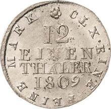 1/12 Thaler 1809  S.G.H. 
