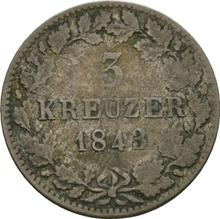 3 Kreuzer 1843   