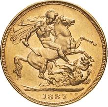 Sovereign 1887 M  JEB "Jubilee portrait"