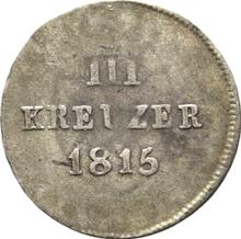 3 Kreuzer 1815   