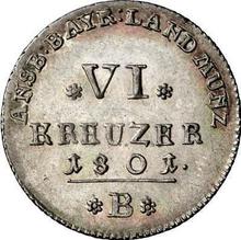 6 Kreuzer 1801 B  