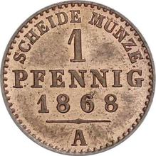 1 Pfennig 1868 A  