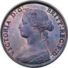 Halfpenny 1866   