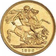 Sovereign 1896 M   "Veiled head"