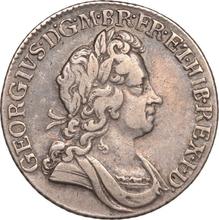 Shilling 1724    "Second draped bust"